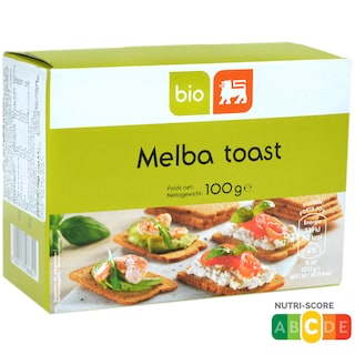 Delhaize Bio | Melba toast bio 100g