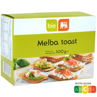 Delhaize Bio | Melba toast bio 100g