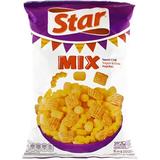 Star | Snacks mix mov cu aroma de ardei si chilli dulce,paprika,iaurt,usturoi 100g