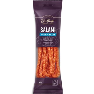 Excellent | Salami cu branza 105g