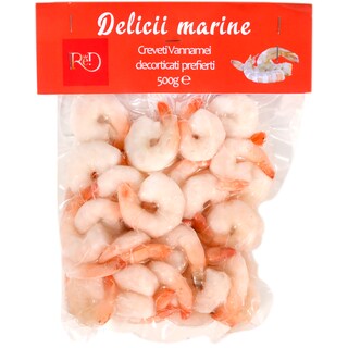 Red | Delicii Marine | Creveti Vannamei 41-50 decorticati prefierti 500g