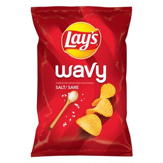 Lay's | Wavy | Chipsuri ondulate din cartofi cu sare 200g