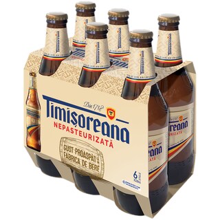 Timisoreana | Bere nepasteurizata 6x0.33L