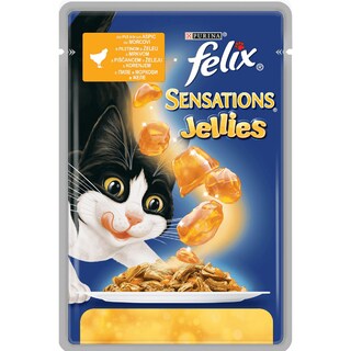 Felix | Hrana umeda pentru pisici cu carne de pui si morcov 100g