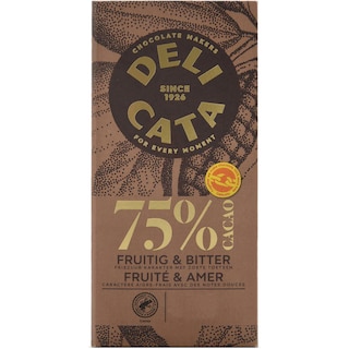 Delicata | Ciocolata neagra 75% 100g