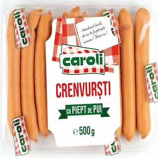 Caroli | Crenvursti cu piept de pui 500g