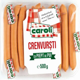 Caroli | Crenvursti cu piept de pui 500g