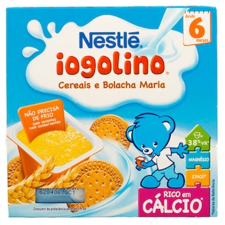 Nestle | Iogolino | Desert cu seminte si biscuiti de la 6 luni 4 bucati 4x100g