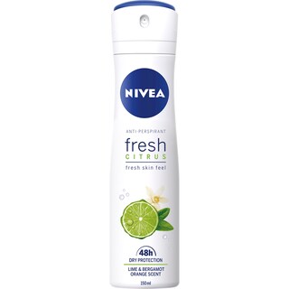 Nivea | Spray antiperspirant Fresh Citrus cu lime si bergamota 150ml