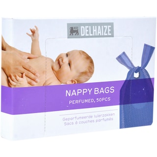 Delhaize | Saci parfumati pentru scutece 50 bucati