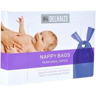 Delhaize | Saci parfumati pentru scutece 50 bucati
