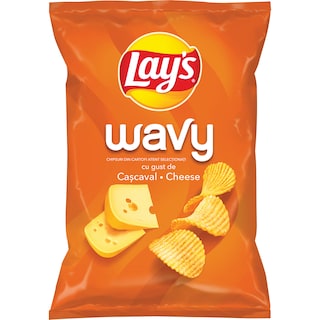 Lay's | Wavy | Chips din cartofi cu gust de cascaval 115g