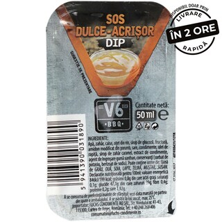 V6 | DIP | Sos dulce acrisor 50ml