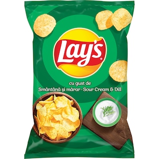 Lay's | Chips cu gust de smantana si marar 170g