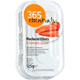 365 | File de macrou in sos de tomate 125g