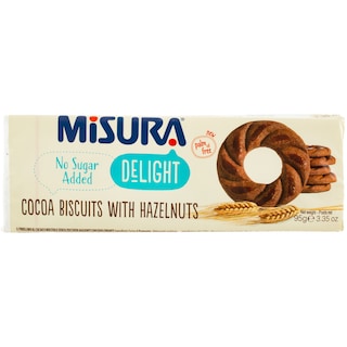 Misura | Biscuiti de cacao fara zahar 95g