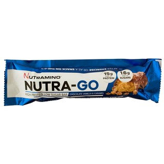 Nutra-Go | Baton cu vanilie si caramel 49g