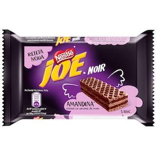 Joe | Noir | Napolitane cu crema de amandine 42g