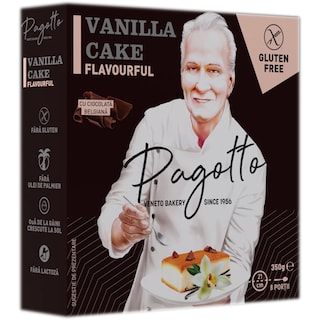 Pagotto | Prajitura de vanilie fara gluten 350g