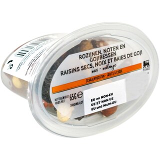 Delhaize | Amestec cu stafide, nuci si goji  65g