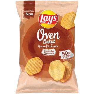 Lay's | Chipsuri rumenite la cuptor cu ciuperci chanterelles 125g