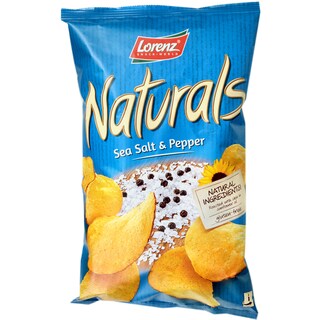 Lorenz | Naturals | Chips cu sare de mare si piper 100g