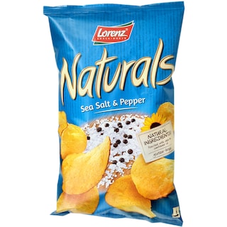 Lorenz | Naturals | Chips cu sare de mare si piper 100g