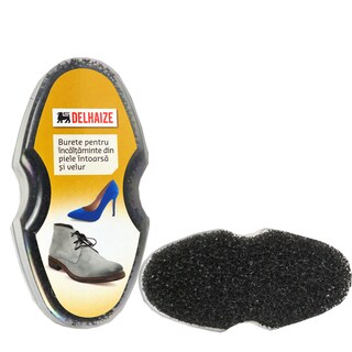 Delhaize | Burete pentru incaltaminte din piele intoarsa si velur