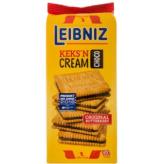 Bahlsen | Leibniz | Sandwich cu biscuiti cu unt cu umplutura de crema de ciocolata 228g