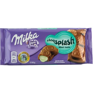 Milka | ChoqSplash | Ciocolata cu crema de menta 90g