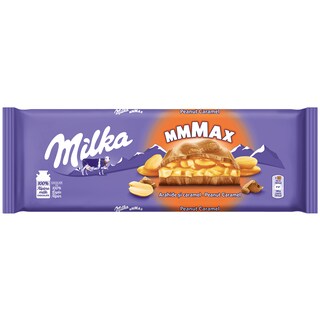 Milka | Ciocolata cu lapte, arahide si caramel 276g