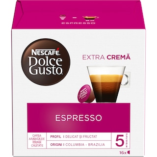 Nescafe | Dolce Gusto | Cafea Espresso, 16 capsule