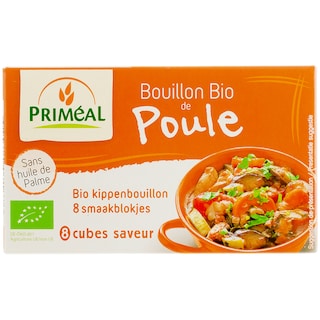 Primeal | Cuburi bio pentru supa de gaina 80g