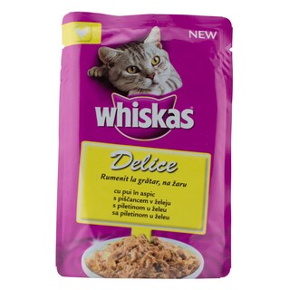 Whiskas | Delice | Hrana pentru pisici cu pasare 85g