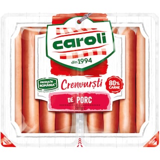 Caroli | Crenvursti de porc extra 280g