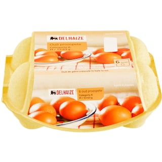 Delhaize | Oua Marime M 6 bucati