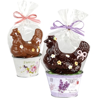 Dolcerie Veneziane | Figurina de ciocolata, neagra sau cu lapte, Gaina 80g