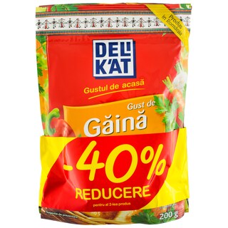 Delikat | Baza pentru mancare cu gust de gaina 2x200g