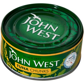 John West | Ton bucati in ulei de floarea soarelui 145g
