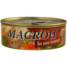 Macrou in sos tomat 240g