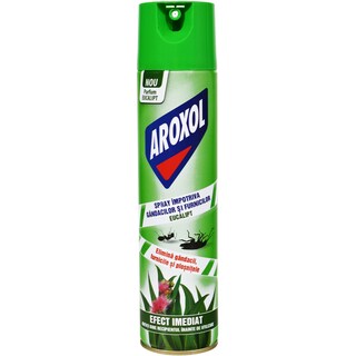 Aroxol | Spray impotriva gandacilor si furnicilor, eucalipt 400ml