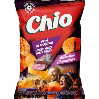 Chio | Chipsuri din cartofi cu gust de carne de vita & mustar 125g