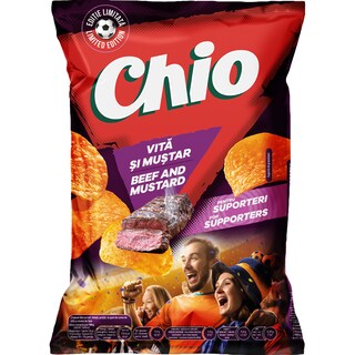Chio | Chipsuri din cartofi cu gust de carne de vita & mustar 125g