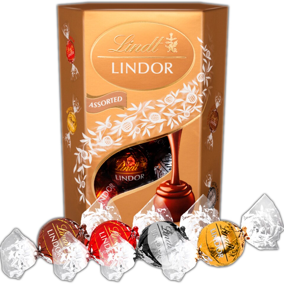 Lindt Lindor Trufe De Ciocolata Asortate 200g Mega Image 3159