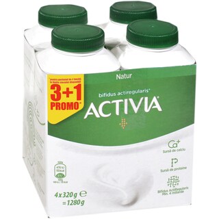 Activia | Iaurt de baut 0.9% 4x320g