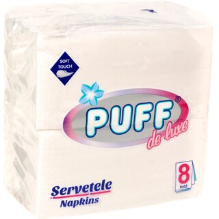 Puff | Luxe | Servetele de masa 33x33cm 70 bucati, 2 straturi
