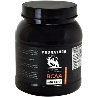 Pro Natura | Suplimente alimentare BCCA, aroma fructe tropicale 500g