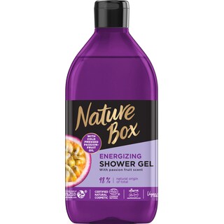 Nature Box | Gel de dus cu ulei din Fructul pasiunii 385ml