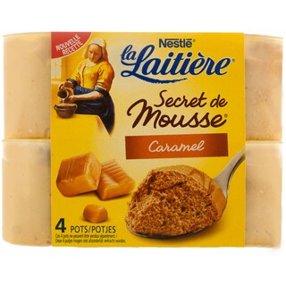 La Laitiere | Mousse cu caramel si unt 4x59g