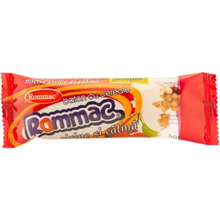 Rommac | Baton de cereale cu visine si catina 20g